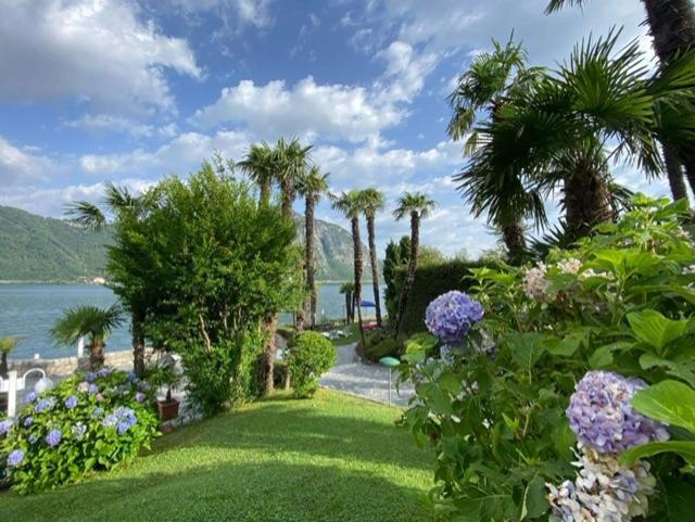 Luganersee, Pool, Strand, Parkplatz, Suite บิซโซน ภายนอก รูปภาพ